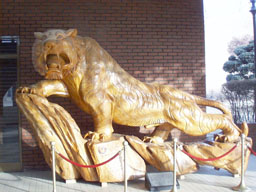 Tiger sculpture from Koreans in Taiwan