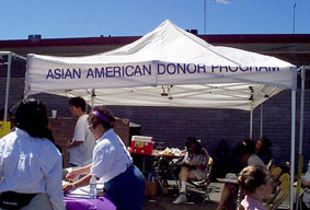 [donor booth]