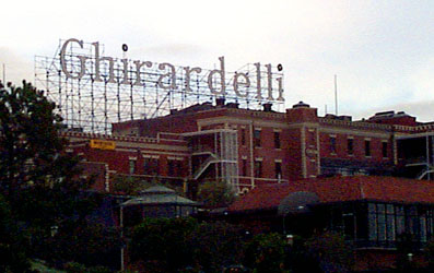 [Ghirardelli sign]