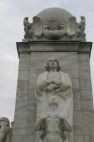 Statue of Columbus in front of Union Station