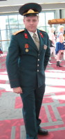 Man in Soviet Union army uniform