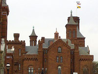[Smithsonian Castle (side view)]