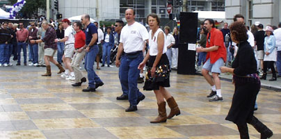 Country-western dancers
