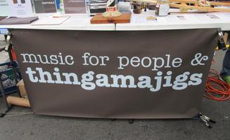 Banner for “music for people & thingamajigs”